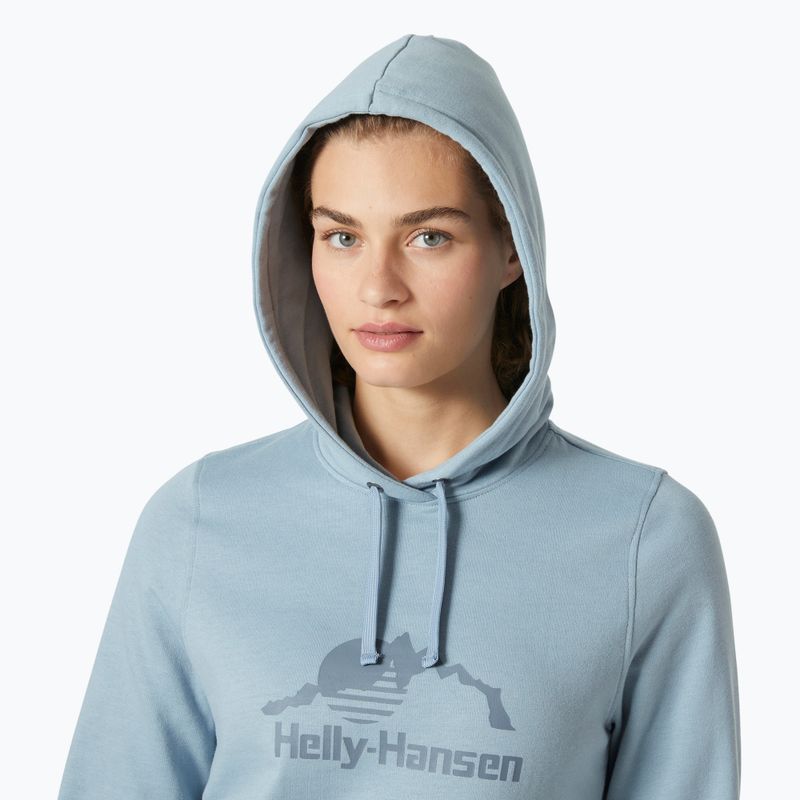 Bluză pentru femei Helly Hansen Nord Graphic Pullover Hoodie windy blue 3