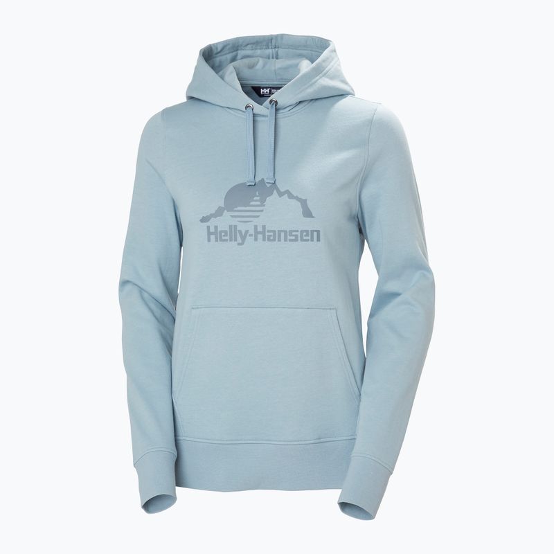 Bluză pentru femei Helly Hansen Nord Graphic Pullover Hoodie windy blue 5