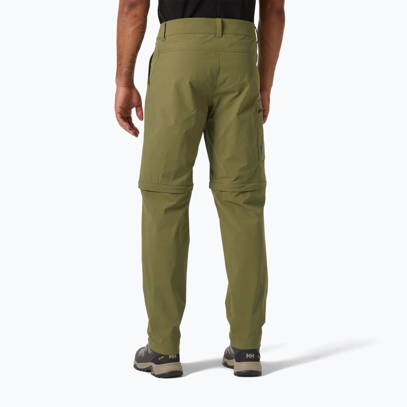 Pantaloni softshell pentru bărbați Helly Hansen Brono Softshell Zip Off terrain green 2
