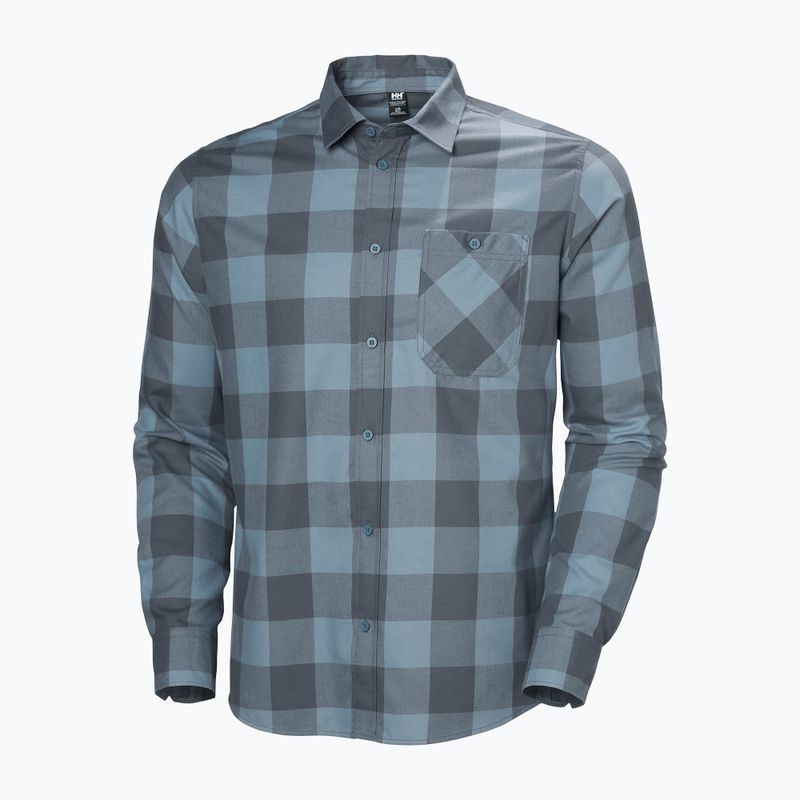 Cămașă pentru bărbați Helly Hansen Aker Flannel LS jungle green buffalo plaid 5