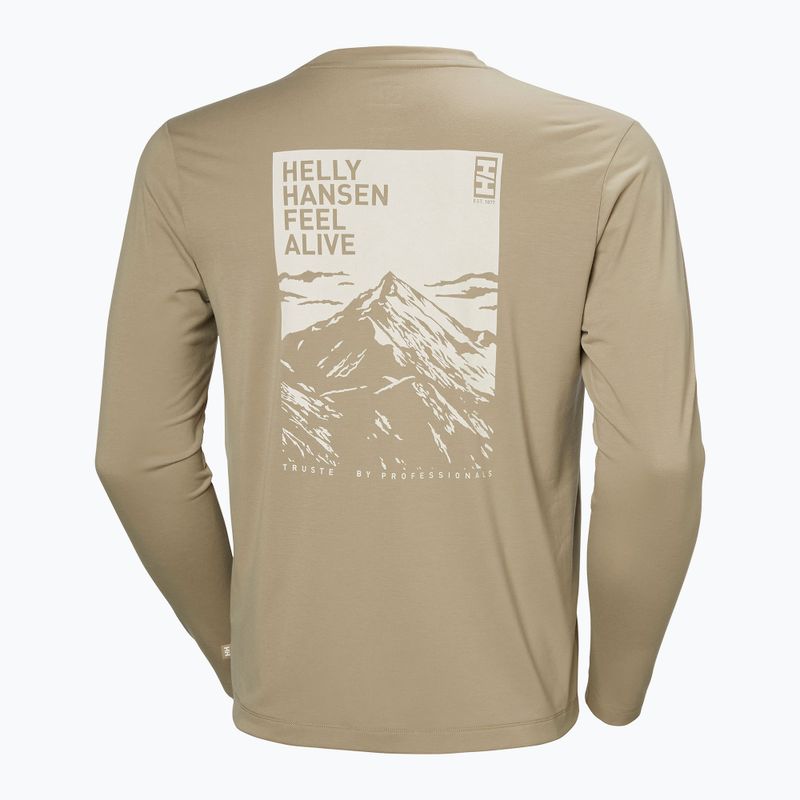 Longsleeve pentru bărbați Helly Hansen Skog Graphic pebble 6
