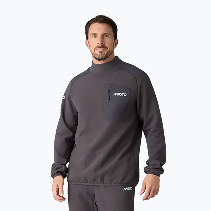 Bluză de navigație pentru bărbați Musto Storm Fleece Midlayer carbon