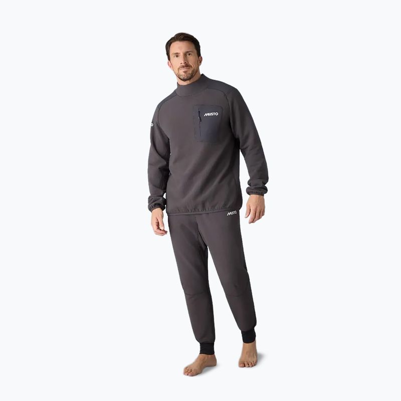 Bluză de navigație pentru bărbați Musto Storm Fleece Midlayer carbon 2