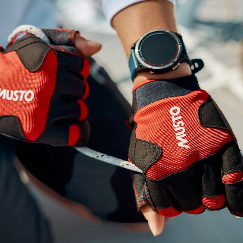 Mănuși de navigație Musto Performance Short Finger 2.0 black 3