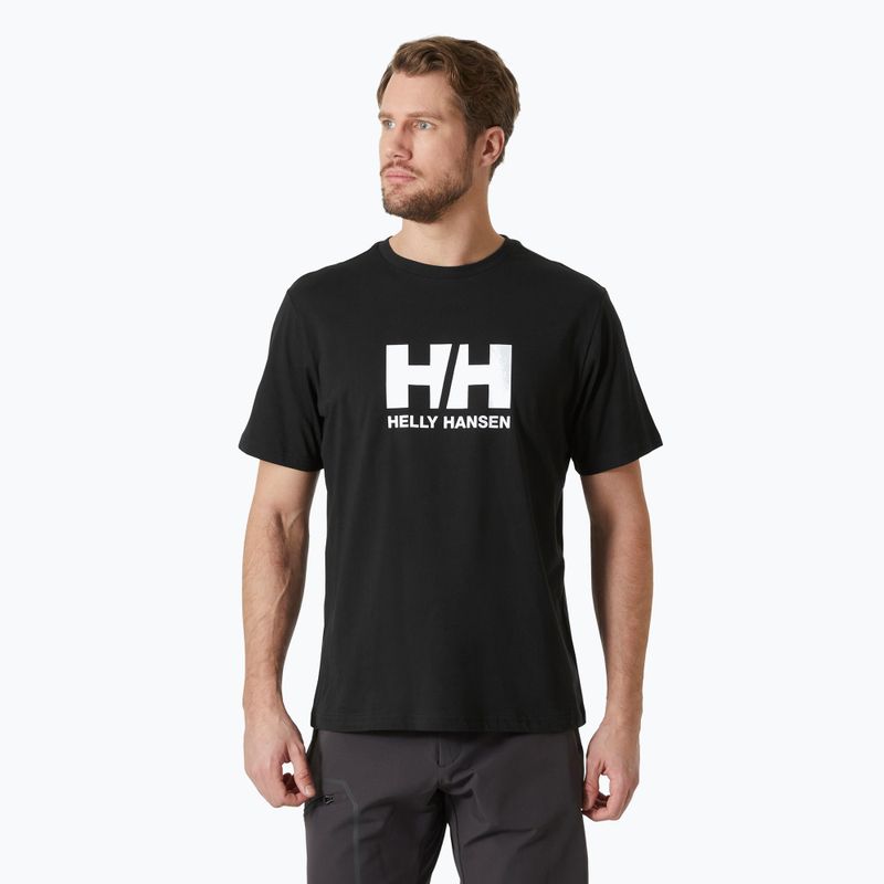 Tricou pentru bărbați Helly Hansen Logo 3.0 black