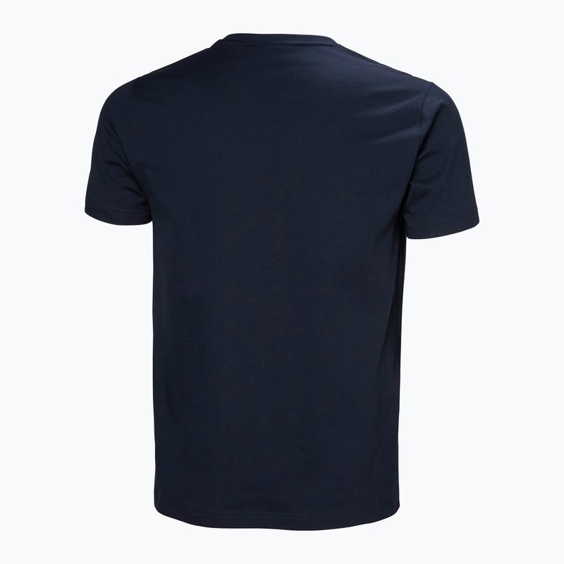Tricou pentru bărbați Helly Hansen Core Graphic T 2.0 navy 2