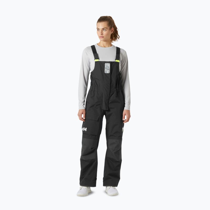 Pantaloni de navigație pentru femei Helly Hansen Pier 4.0 Bib ebony