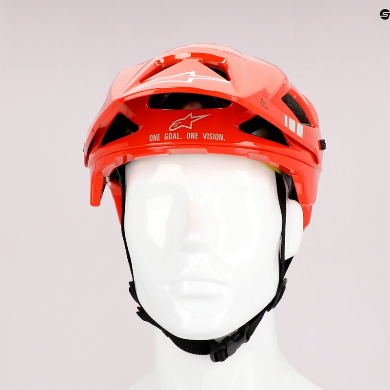 Alpinestars Vector Vector Tech A2 Cască de bicicletă roșie 9