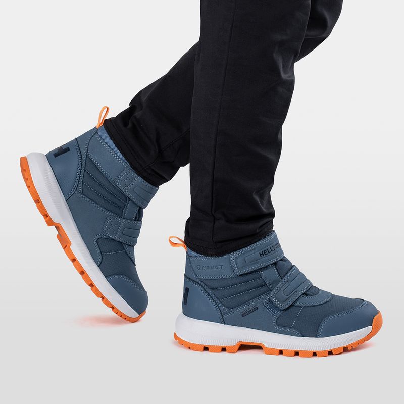 Ghete pentru copii Helly Hansen Jk Bowstring Boot HellyTech washed navy/papaya 6