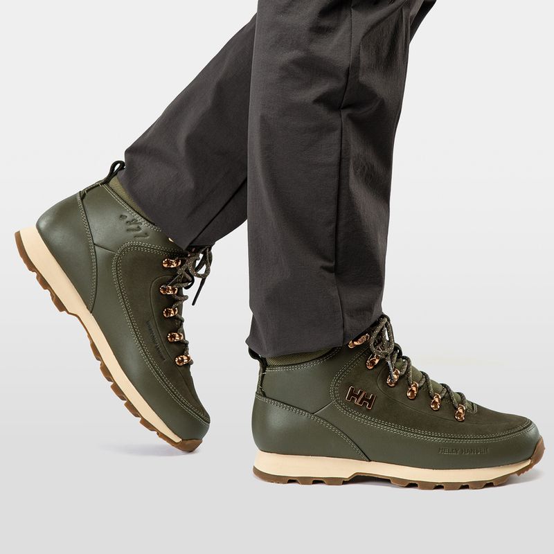 Încălțăminte de trekking pentru femei Helly Hansen The Forester Premium utility green/cream 6