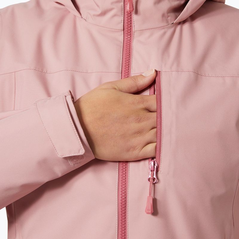 Geacă de navigație pentru femei Helly Hansen Crew Hooded Midlayer 2.0 pink salt 4