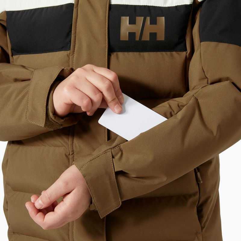 Geacă de schi pentru copii Helly Hansen Diamond sepia 5