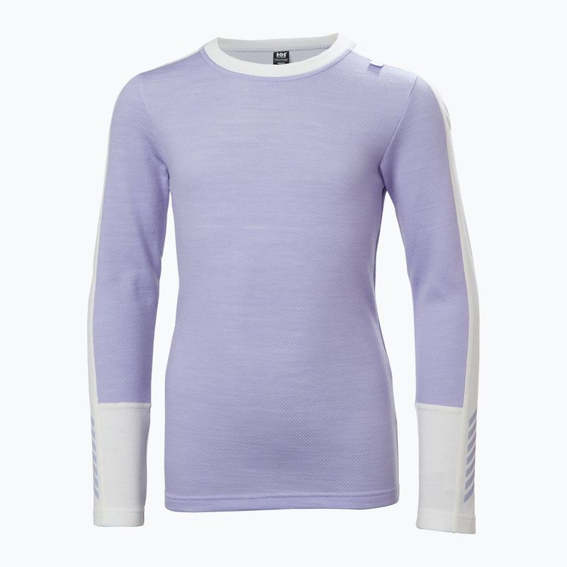 Set de lenjerie termoactivă pentru copii Helly Hansen JR Lifa Merino Midweight bright lavender 6