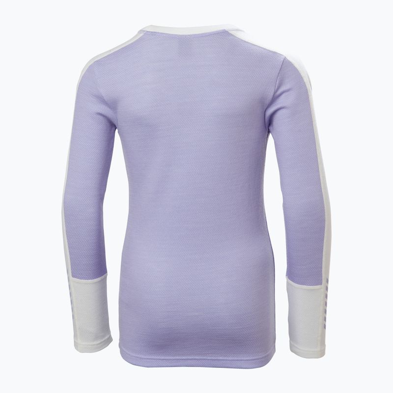 Set de lenjerie termoactivă pentru copii Helly Hansen JR Lifa Merino Midweight bright lavender 7