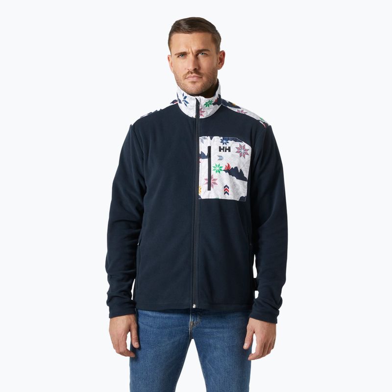 Bluză pentru bărbați Helly Hansen Daybreaker Block navy cortina aop