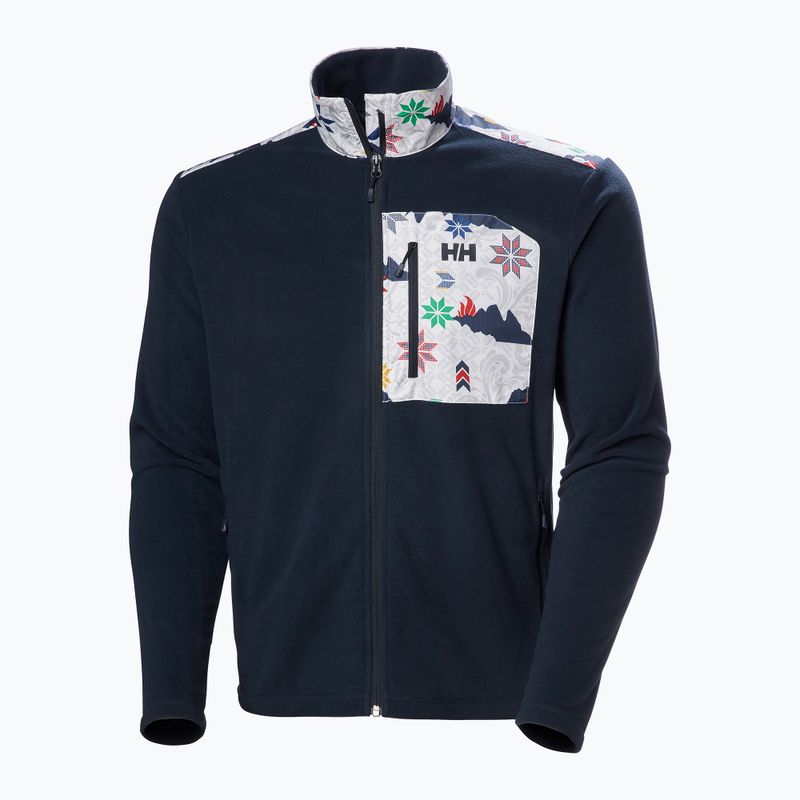 Bluză pentru bărbați Helly Hansen Daybreaker Block navy cortina aop 5