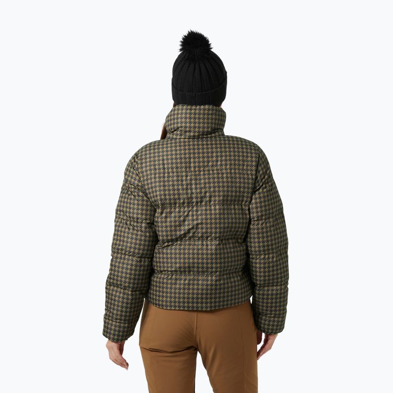 Geacă de puf pentru femei Helly Hansen Jade Puffer sepia houndstooth aop 2