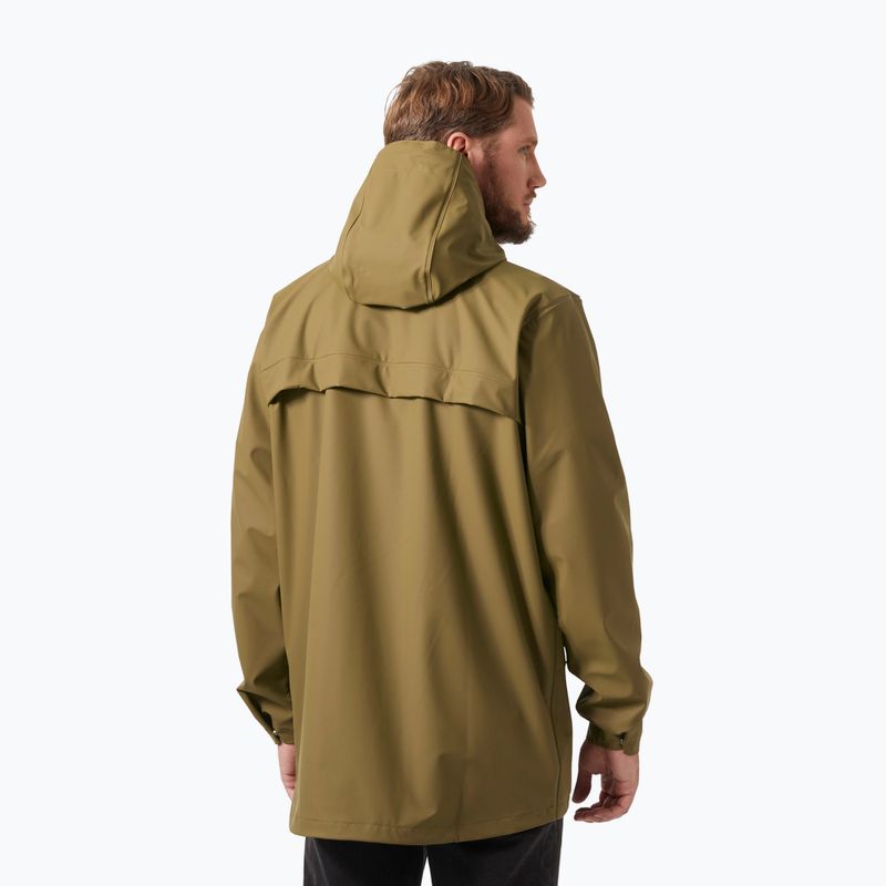 Geacă de ploaie pentru bărbați Helly Hansen Moss Rain Coat sepia 2
