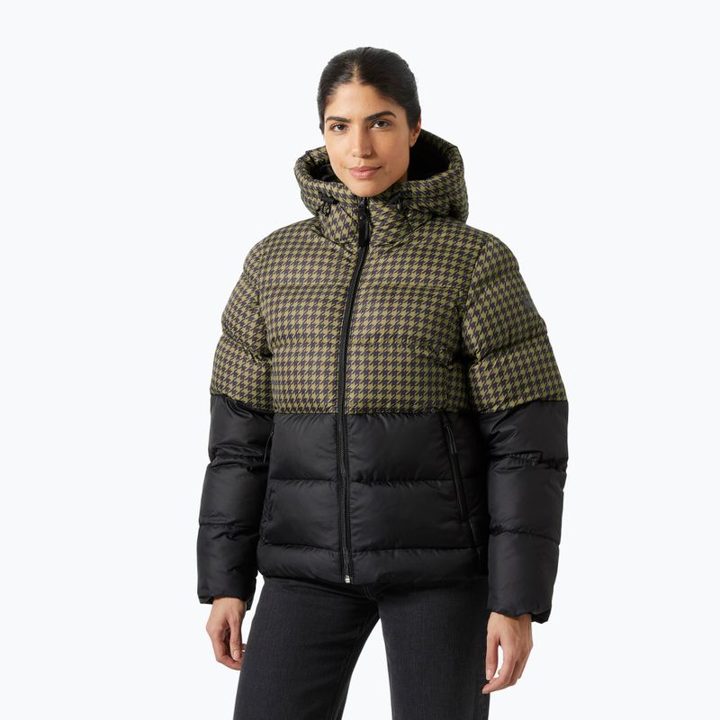 Geacă de puf pentru femei Helly Hansen Active Puffy sepia houndstooth aop