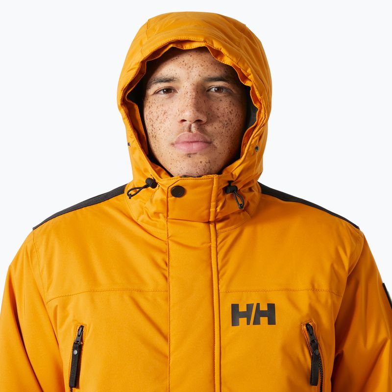 Geacă de iarnă pentru bărbați  Helly Hansen Reine Parka mustard 3