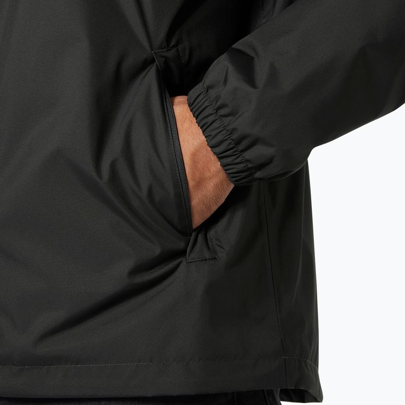 Geacă de ploaie pentru bărbați Helly Hansen Vancouver Fleece Lined ebony 4