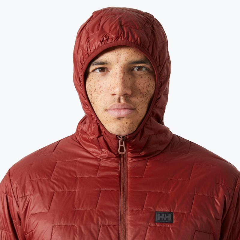 Geacă hibridă pentru bărbați Helly Hansen Lifaloft Hooded Insulator mars red 3