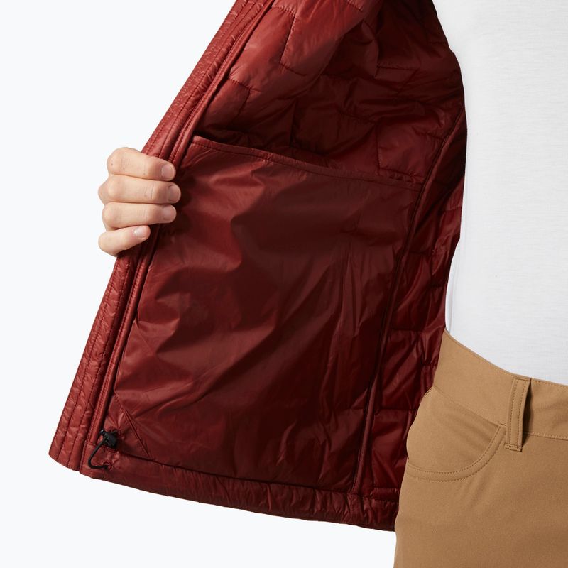 Geacă hibridă pentru bărbați Helly Hansen Lifaloft Hooded Insulator mars red 5