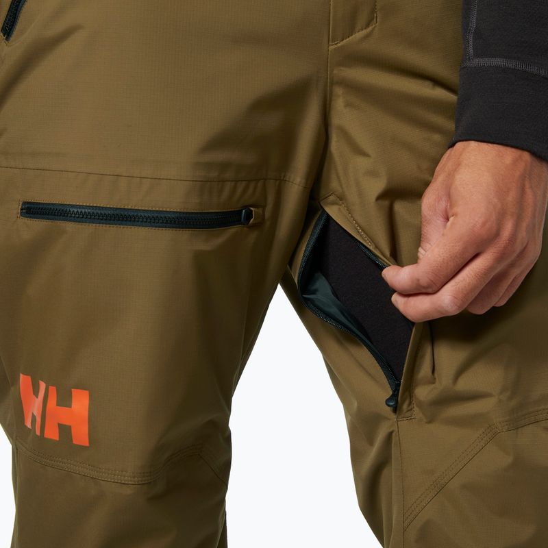 Pantaloni de schi pentru bărbați Helly Hansen Sogn Cargo sepia 4