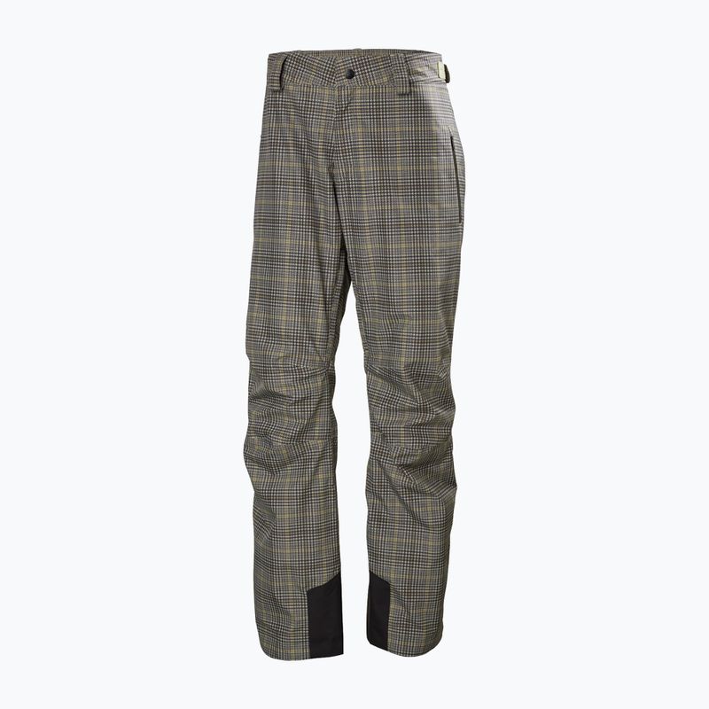 Pantaloni de schi pentru bărbați Helly Hansen Legendary Insulated pebble broxburn plaid aop