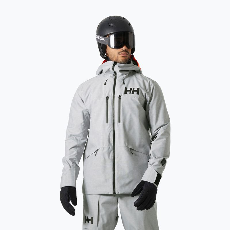 Geacă de schi pentru bărbați  Helly Hansen Garibaldi 2.0 grey/melange