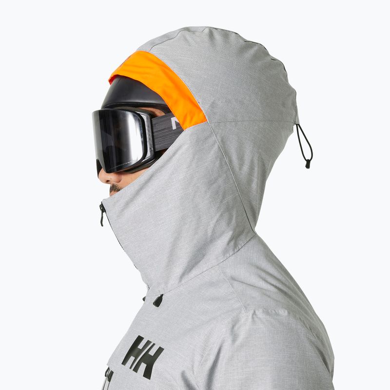 Geacă de schi pentru bărbați  Helly Hansen Garibaldi 2.0 grey/melange 3