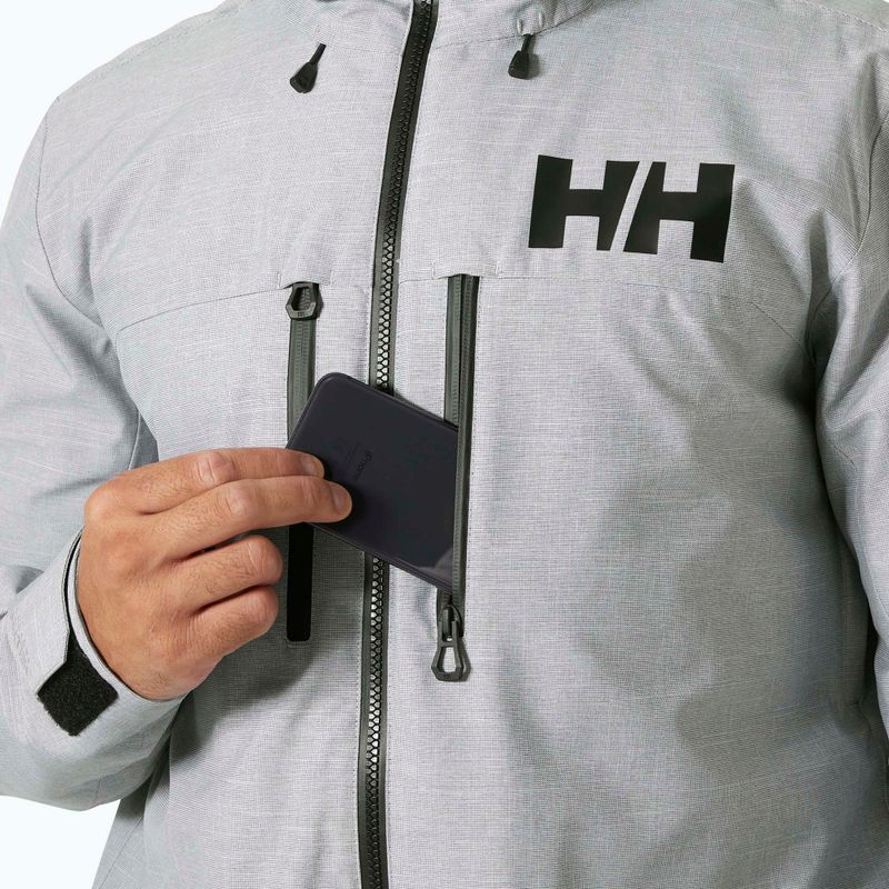 Geacă de schi pentru bărbați  Helly Hansen Garibaldi 2.0 grey/melange 4