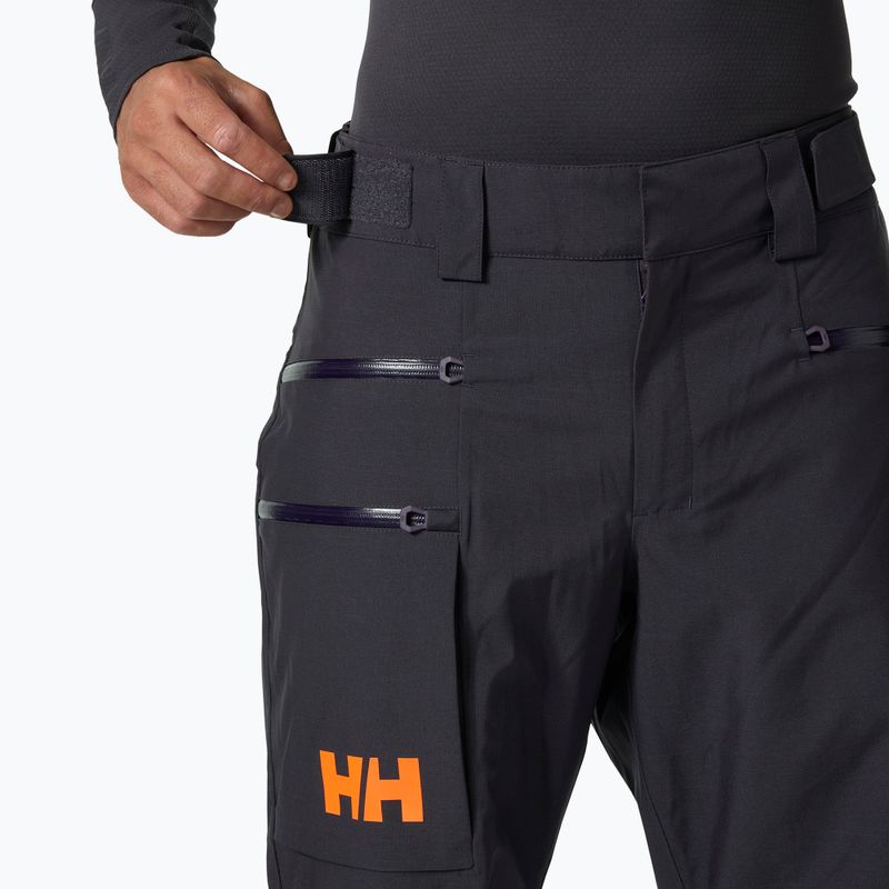 Pantaloni de schi pentru bărbați Helly Hansen Garibaldi 2.0 black grape 3