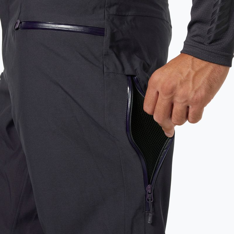 Pantaloni de schi pentru bărbați Helly Hansen Garibaldi 2.0 black grape 4
