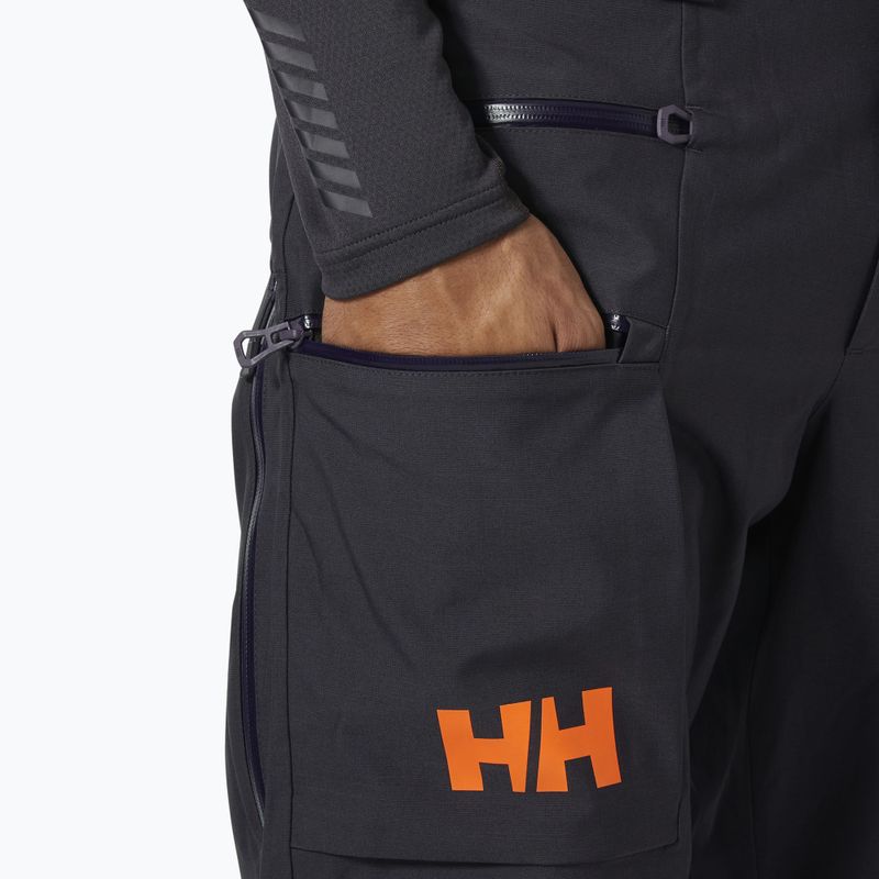 Pantaloni de schi pentru bărbați Helly Hansen Garibaldi 2.0 black grape 5