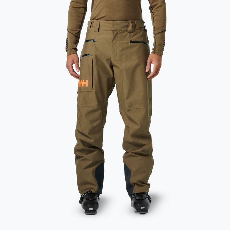 Pantaloni de schi pentru bărbați Helly Hansen Garibaldi 2.0 sepia