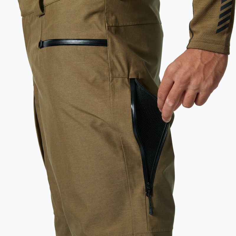 Pantaloni de schi pentru bărbați Helly Hansen Garibaldi 2.0 sepia 4