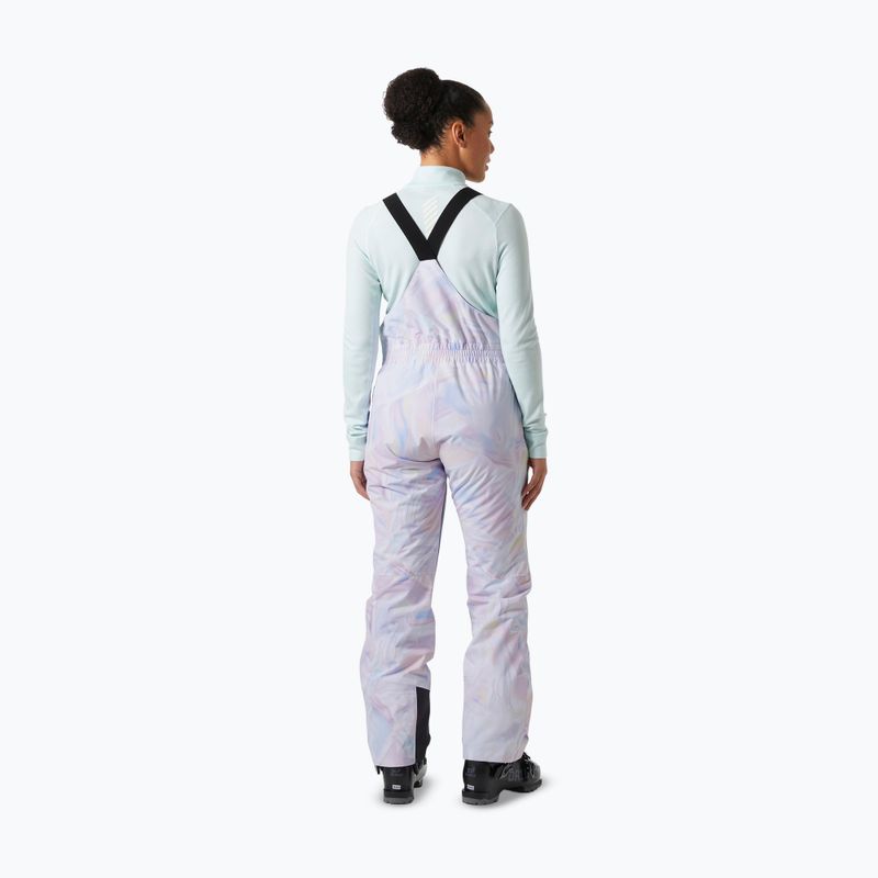 Pantaloni de schi pentru femei Helly Hansen Legendary Insulated Bib reflections aop 2