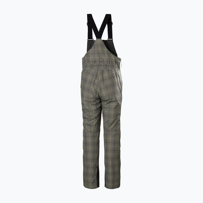 Pantaloni de schi pentru femei Helly Hansen Legendary Insulated Bib pebble broxburn plaid aop 9