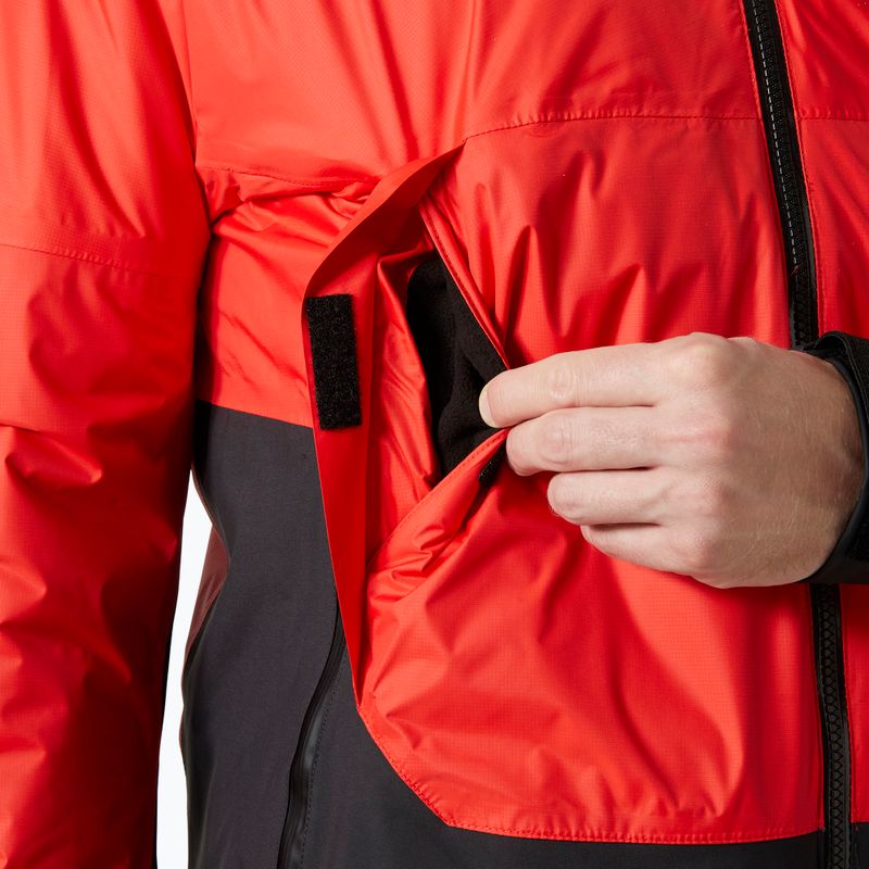Geacă de navigație Helly Hansen Aegir Midlayer alert red 4