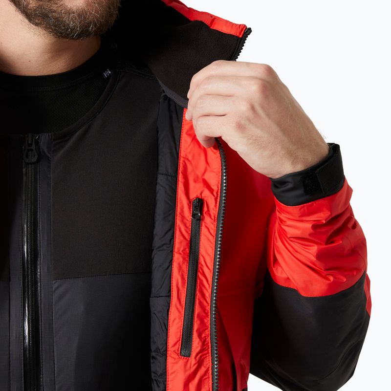 Geacă de navigație Helly Hansen Aegir Midlayer alert red 7