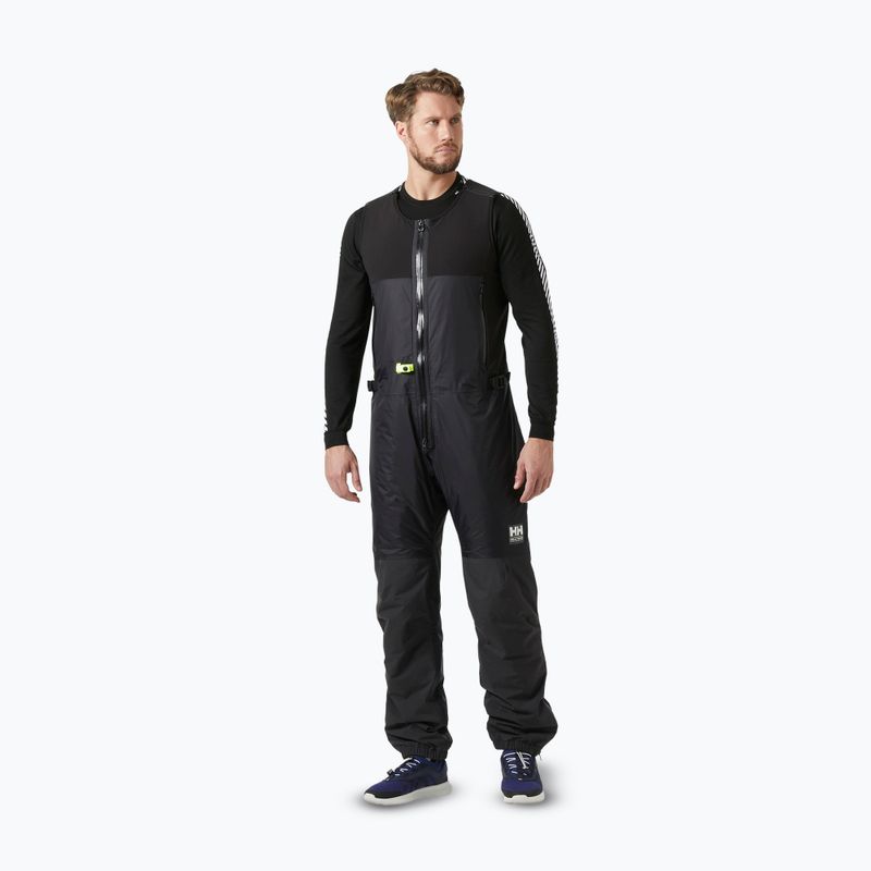 Pantaloni de navigație Helly Hansen Aegir Midlayer Salopette black