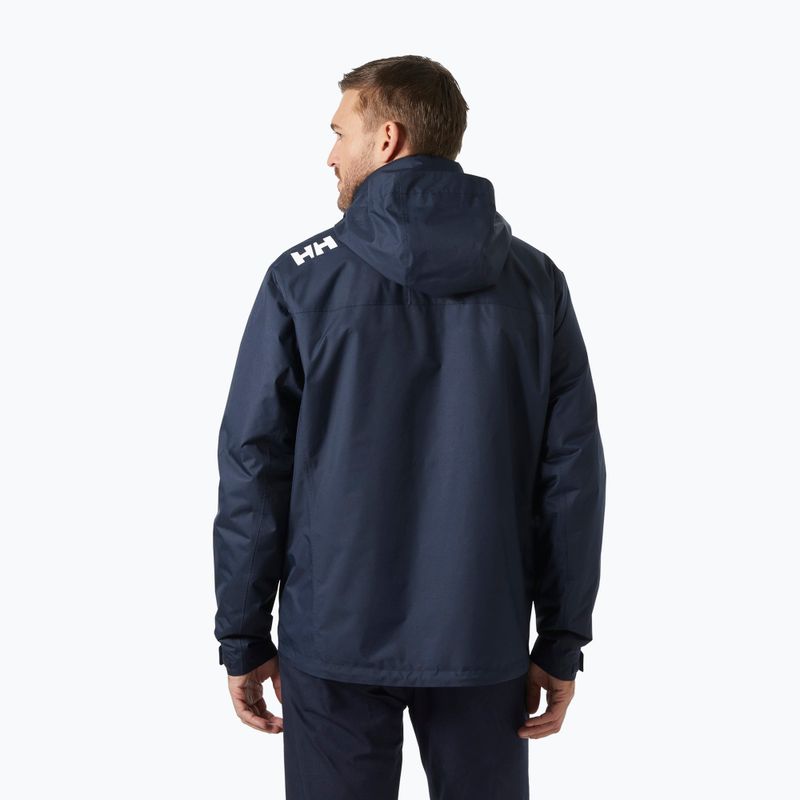 Geacă de navigație pentru bărbați Helly Hansen Crew Hooded Pile navy 2