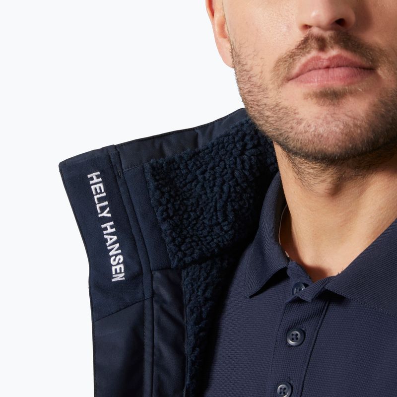 Geacă de navigație pentru bărbați Helly Hansen Crew Hooded Pile navy 3