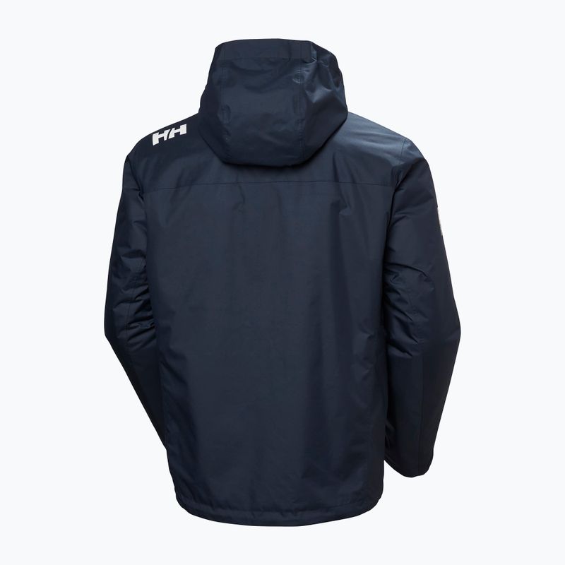 Geacă de navigație pentru bărbați Helly Hansen Crew Hooded Pile navy 7