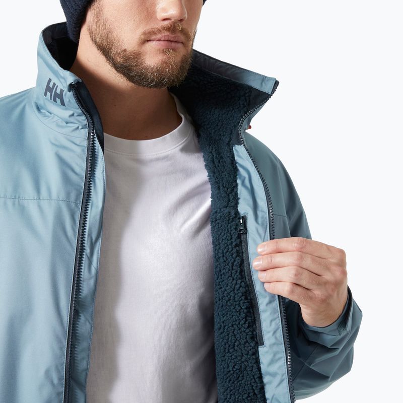 Geacă de navigație pentru bărbați Helly Hansen Crew Hooded Pile washed navy 4