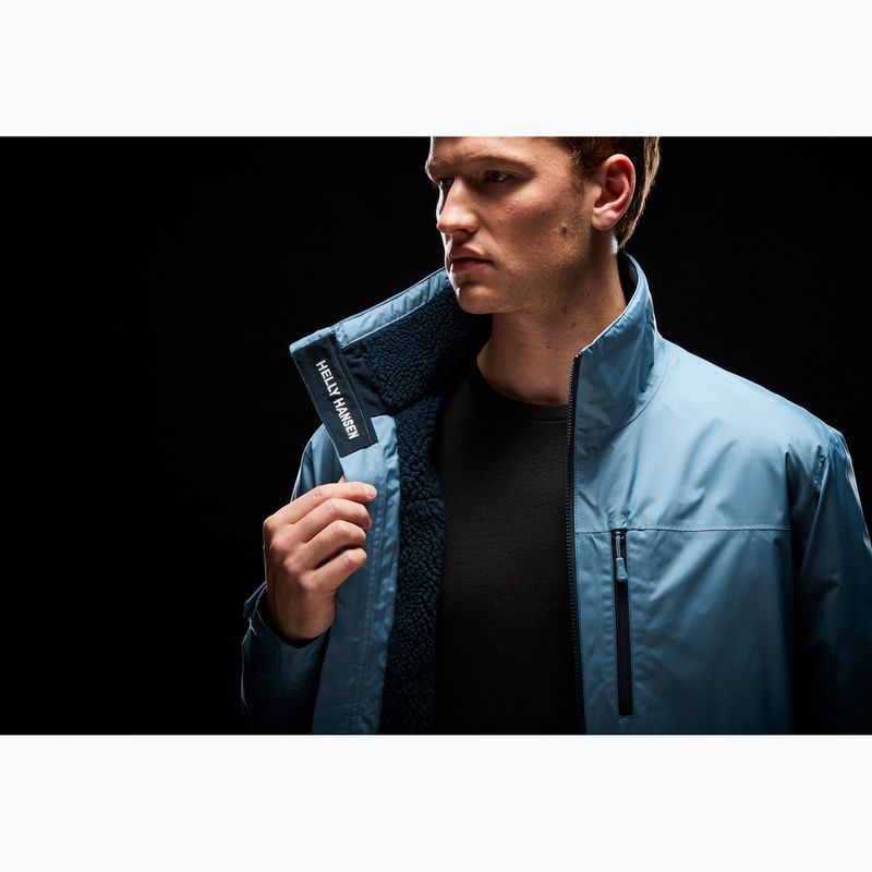 Geacă de navigație pentru bărbați Helly Hansen Crew Hooded Pile washed navy 12