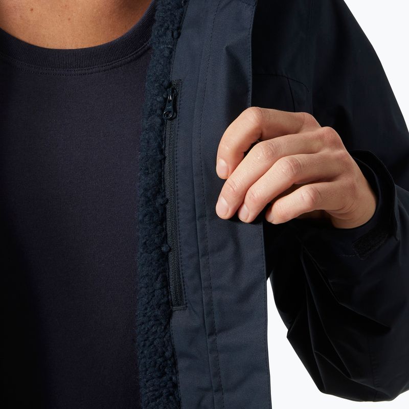 Geacă de navigație pentru femei Helly Hansen Crew Hooded Pile navy 8