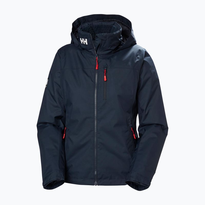 Geacă de navigație pentru femei Helly Hansen Crew Hooded Pile navy 10