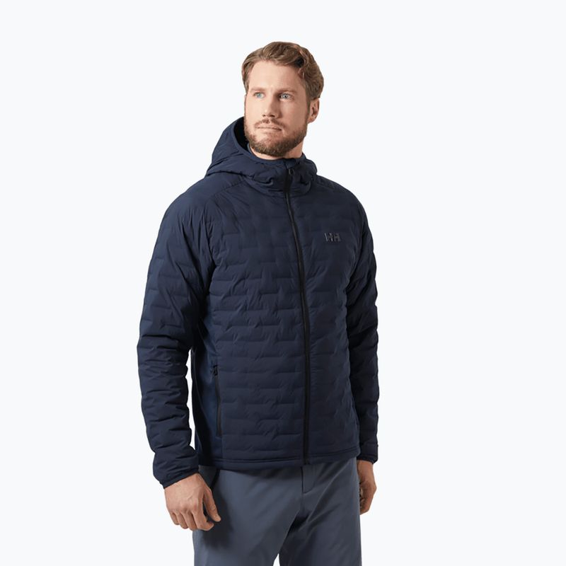 Geacă de navigație pentru bărbați Helly Hansen HP Hybrid Stretch Hooded Insulator navy